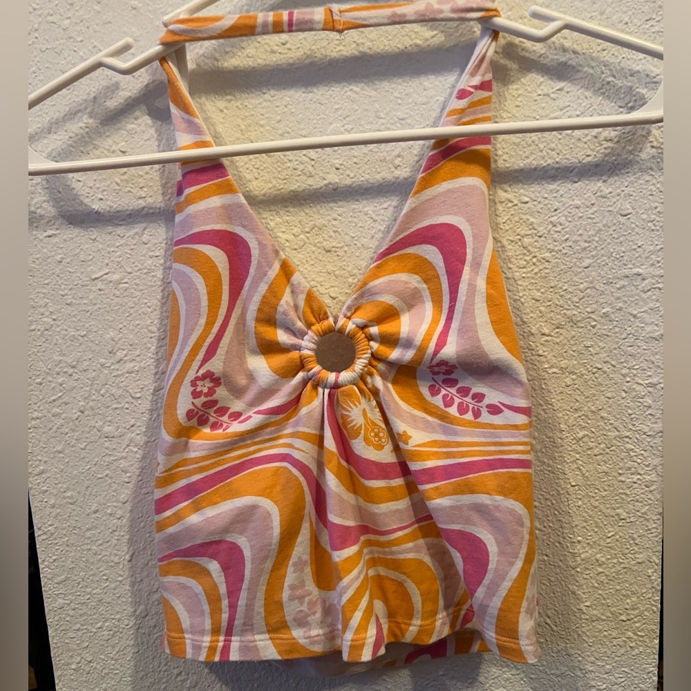 Multicolor Halter Top Tank